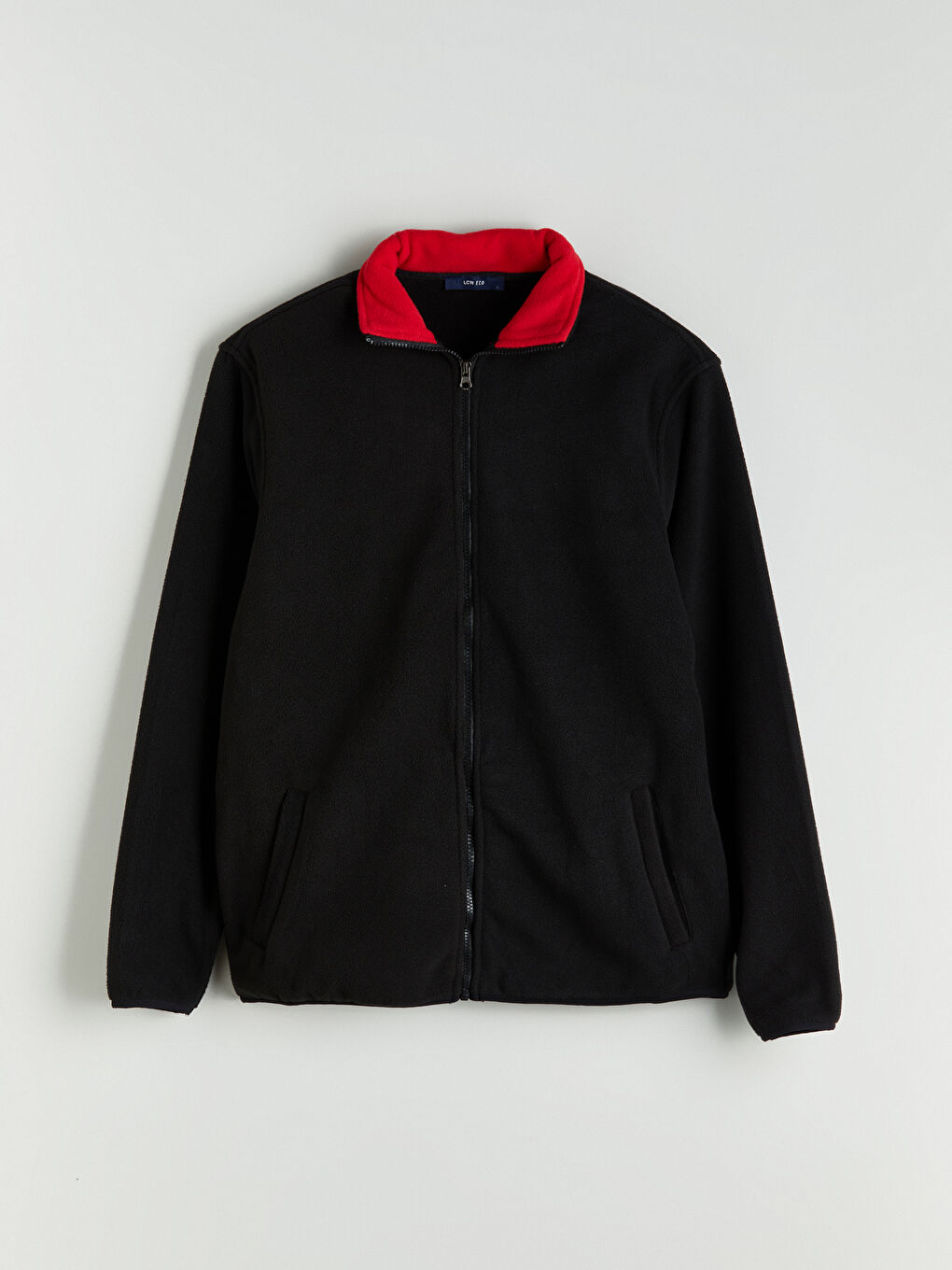 Man BLACK Zip-Up Sweatshirt-4