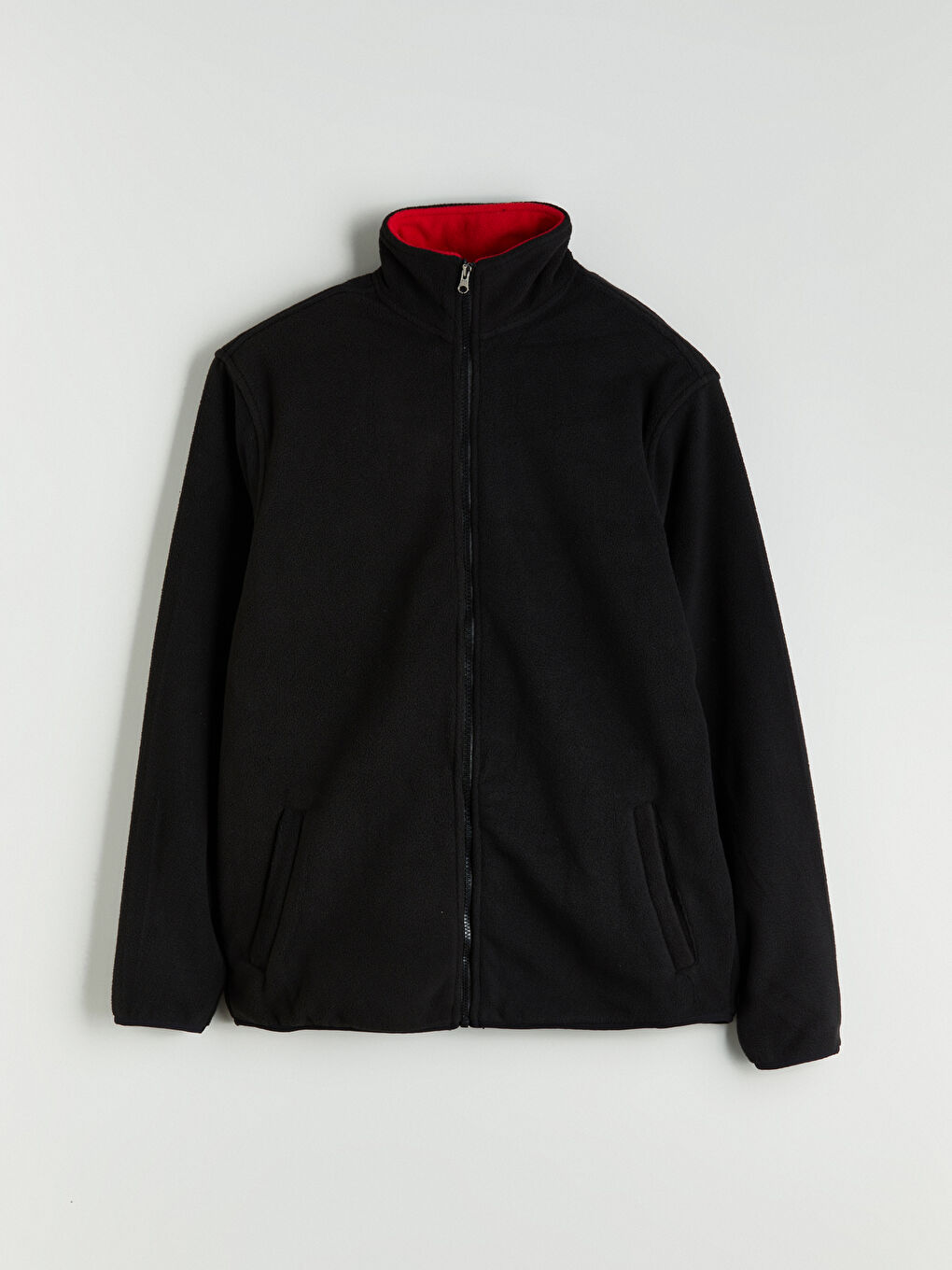 Man BLACK Zip-Up Sweatshirt-5
