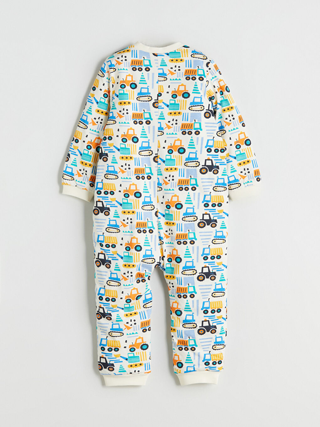 Ekru 1.6 Tog Baskılı Erkek Bebek Uyku Tulumu-3