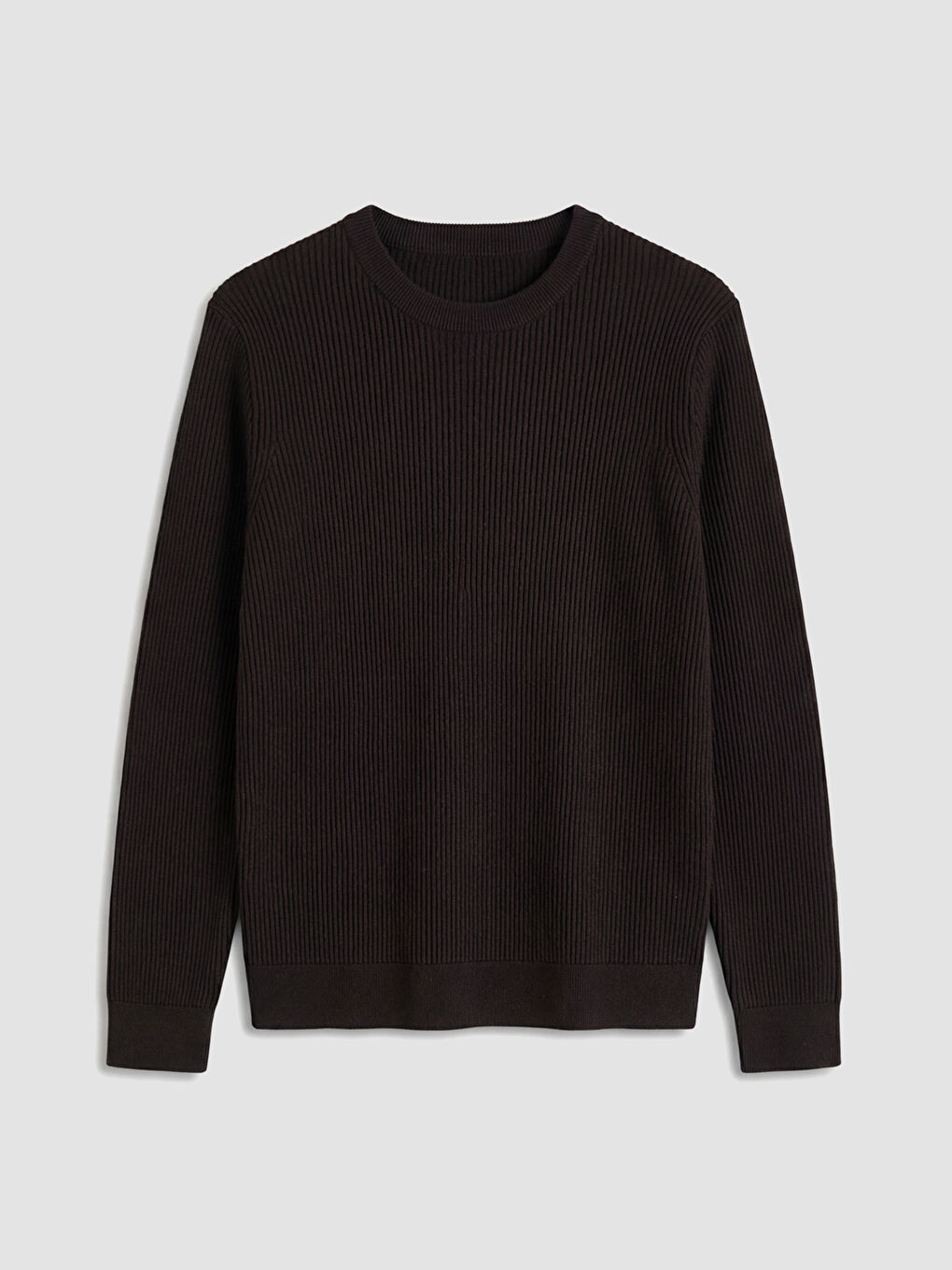 Мужчины Коричневый Свитер-4