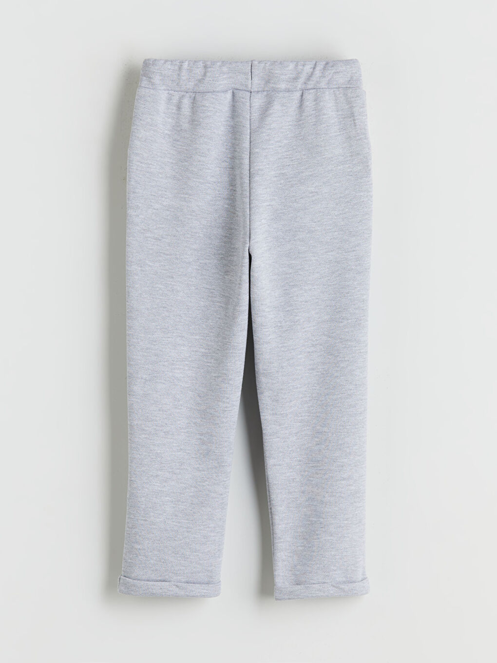 Gri Beli Lastikli Erkek Çocuk Eşofman Altı-1