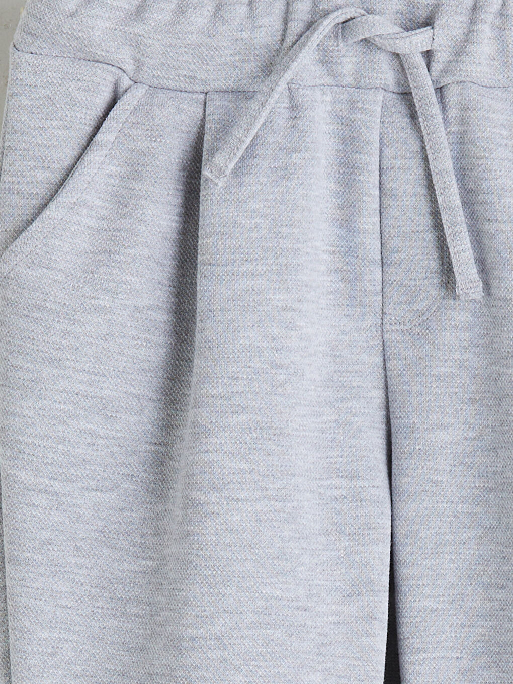 Gri Beli Lastikli Erkek Çocuk Eşofman Altı-2