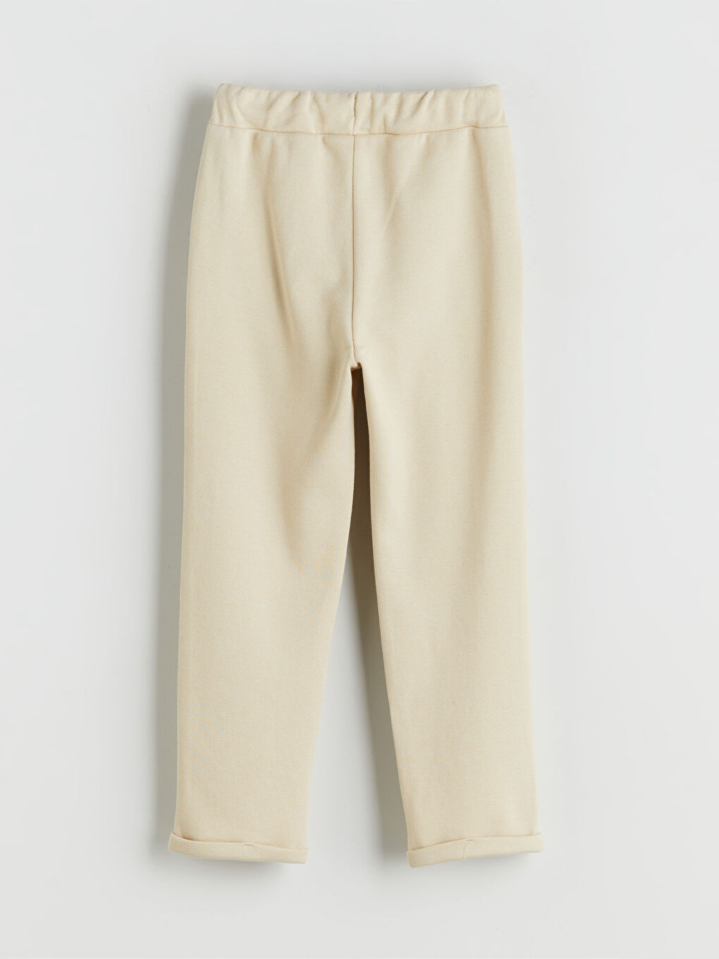 Bej Beli Lastikli Erkek Çocuk Eşofman Altı-1