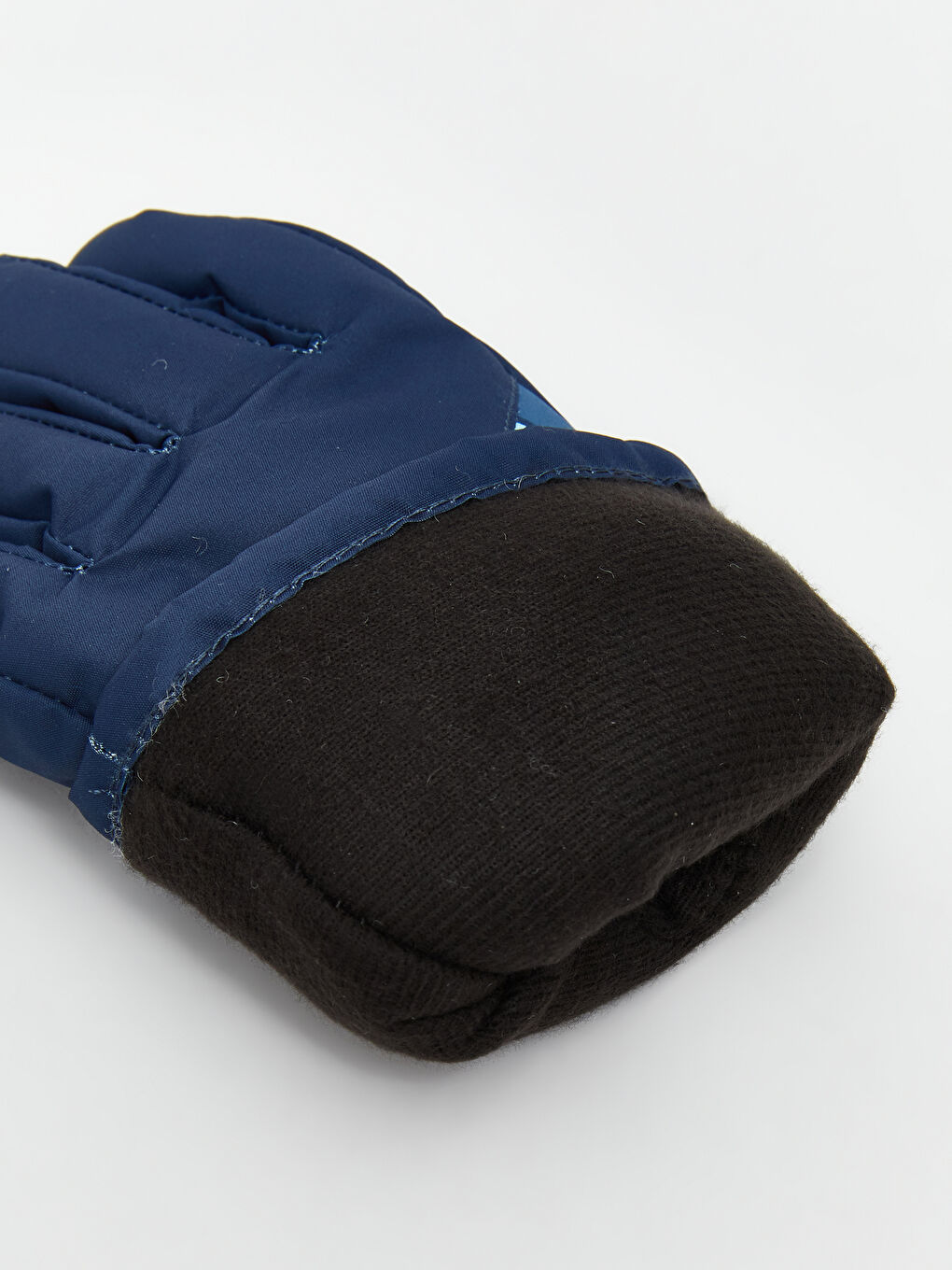 Lacivert Baskılı Erkek Çocuk Kar Eldiveni-1