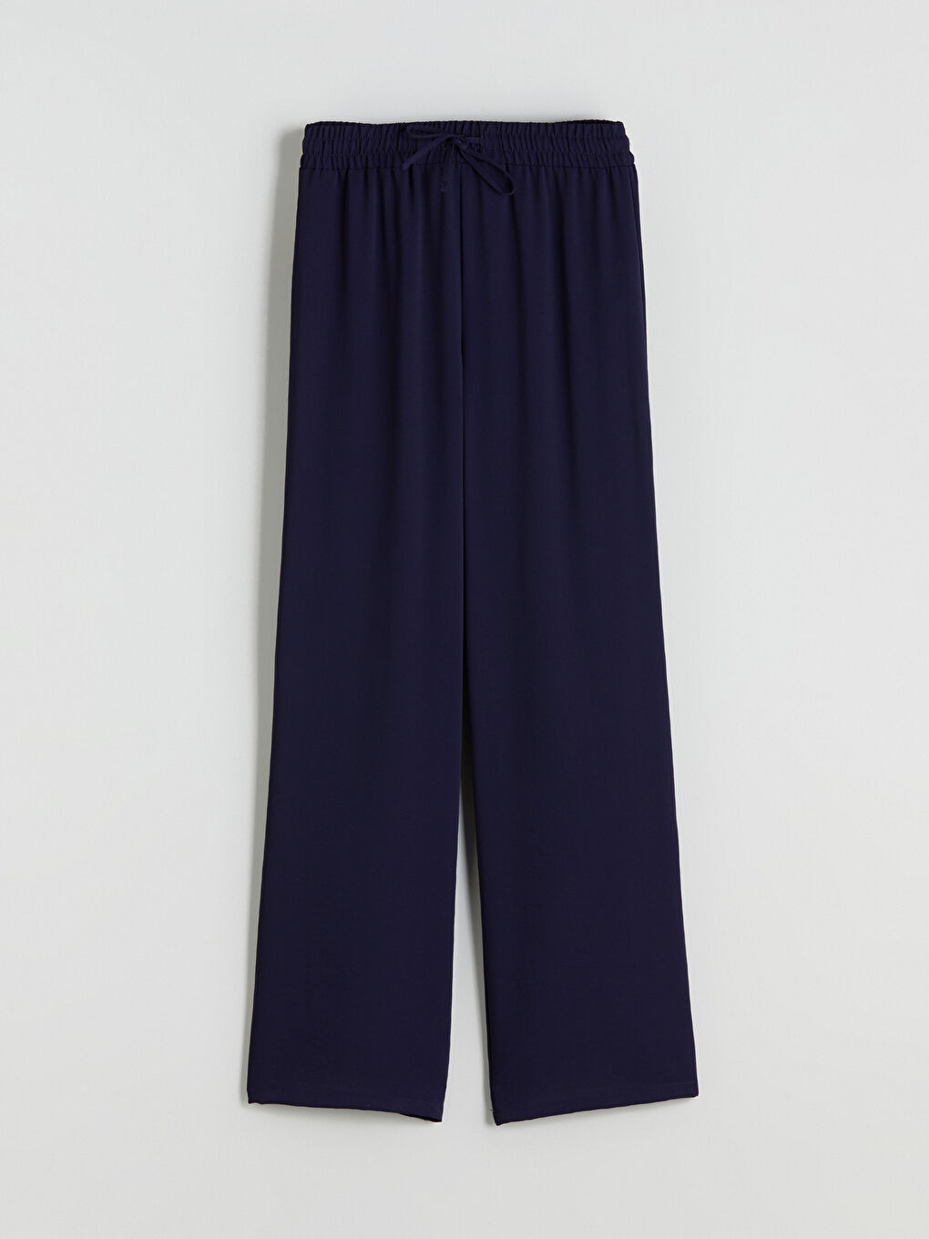 LCW Modest Elastic Waist Wide Leg Women's Trousers -W5I110Z8-ZKF