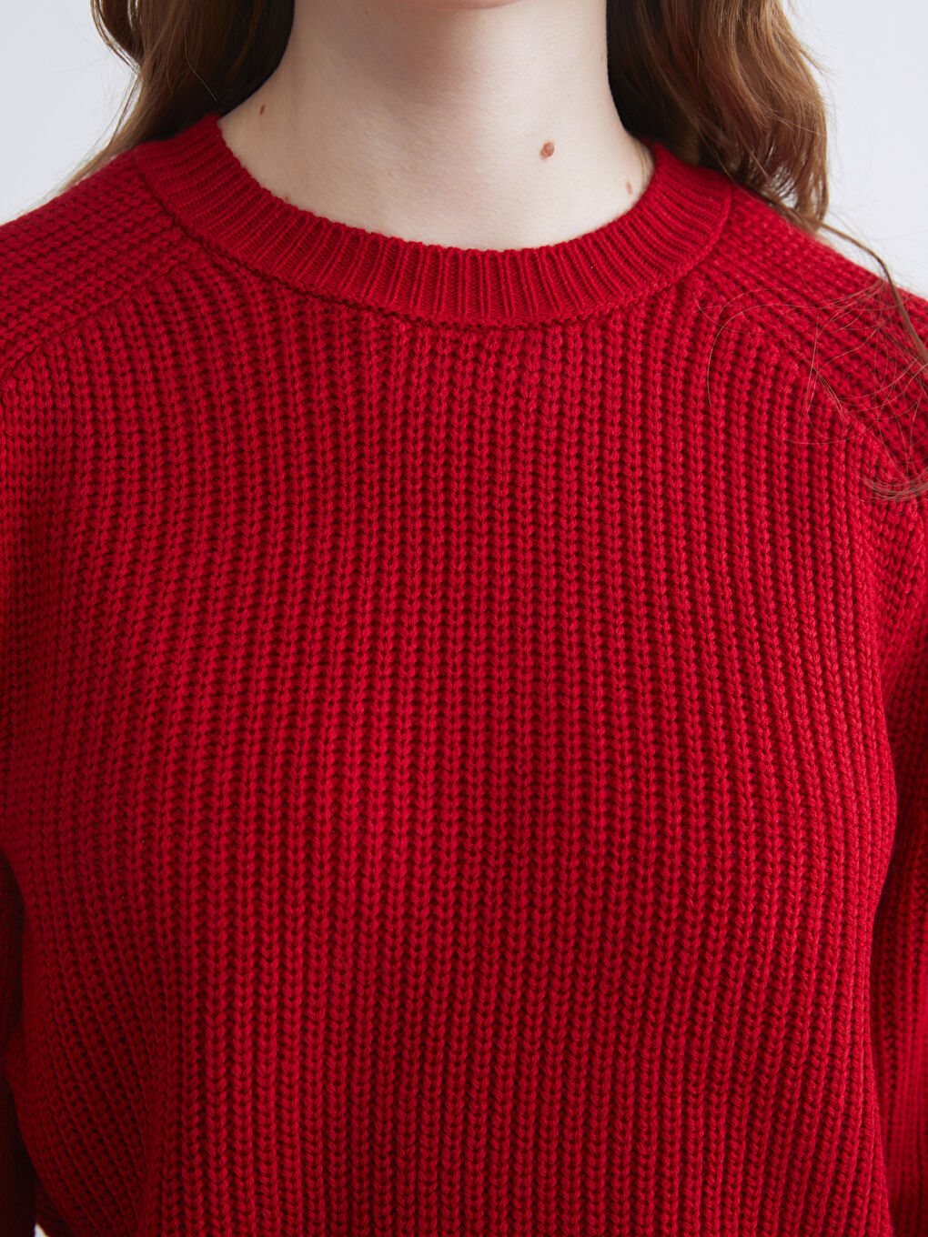 Crew Neck Women's Knitwear Sweater-2