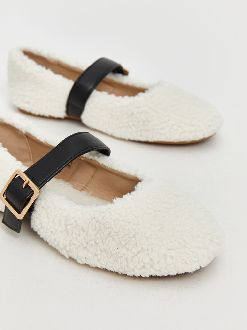 Girl ECRU Ballet Flats-2