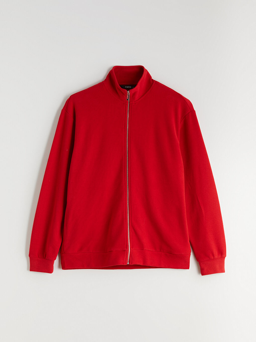 Man RED Zip-Up Sweatshirt-4
