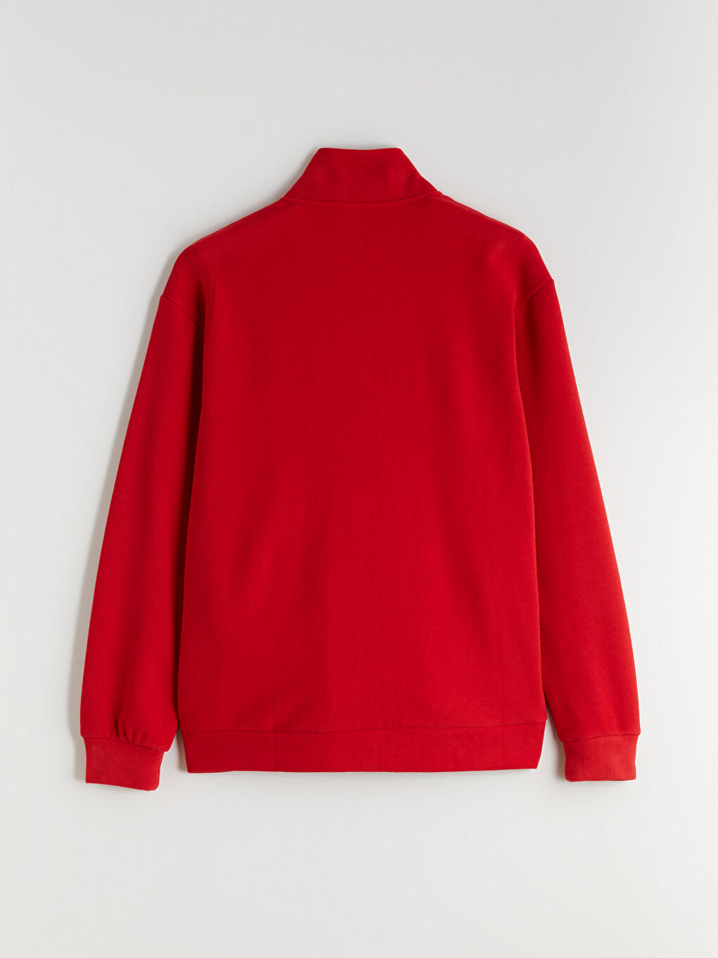 Man RED Zip-Up Sweatshirt-5