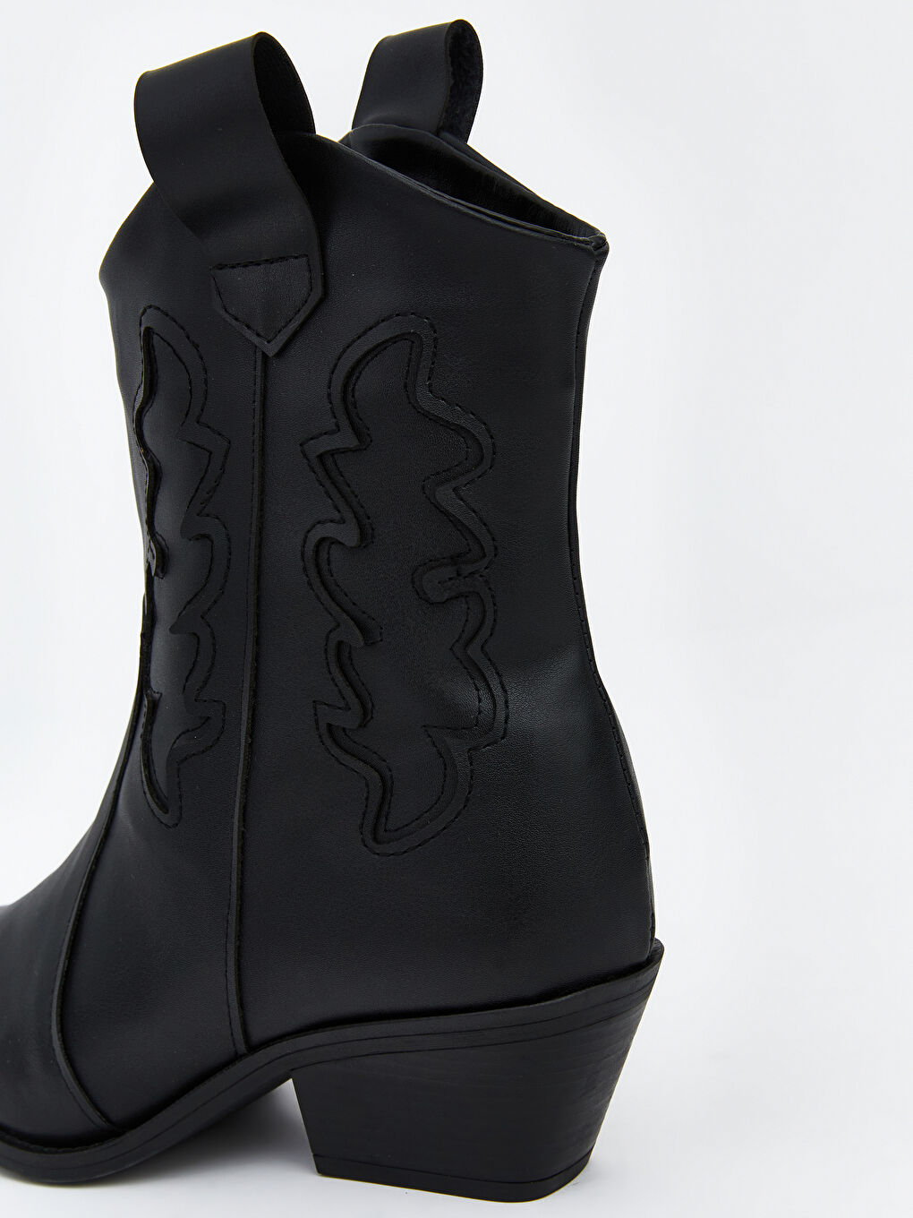 Siyah Süet Görünümlü Kadın Çizme-4