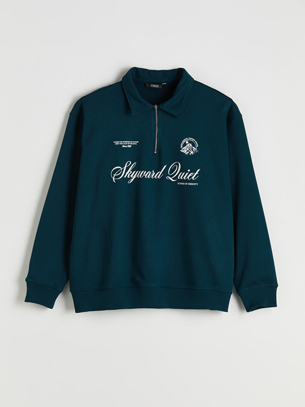 كنزة رياضية مطبوعة بياقة بولو للرجال-4