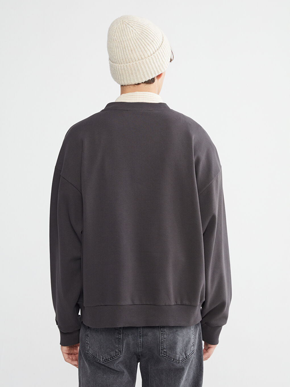 Man ANTHRACITE Sweatshirt-3