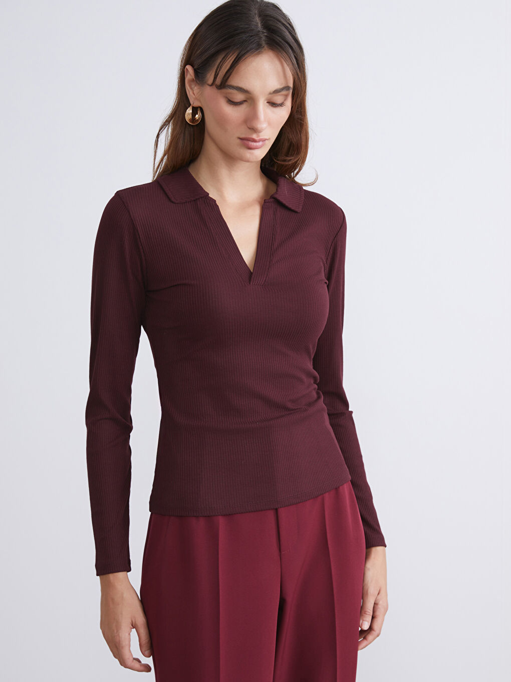 Polo Neck Women's T-Shirt