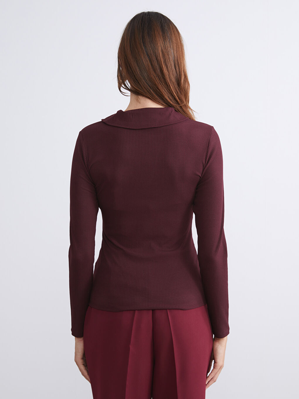 Polo Neck Women's T-Shirt-3