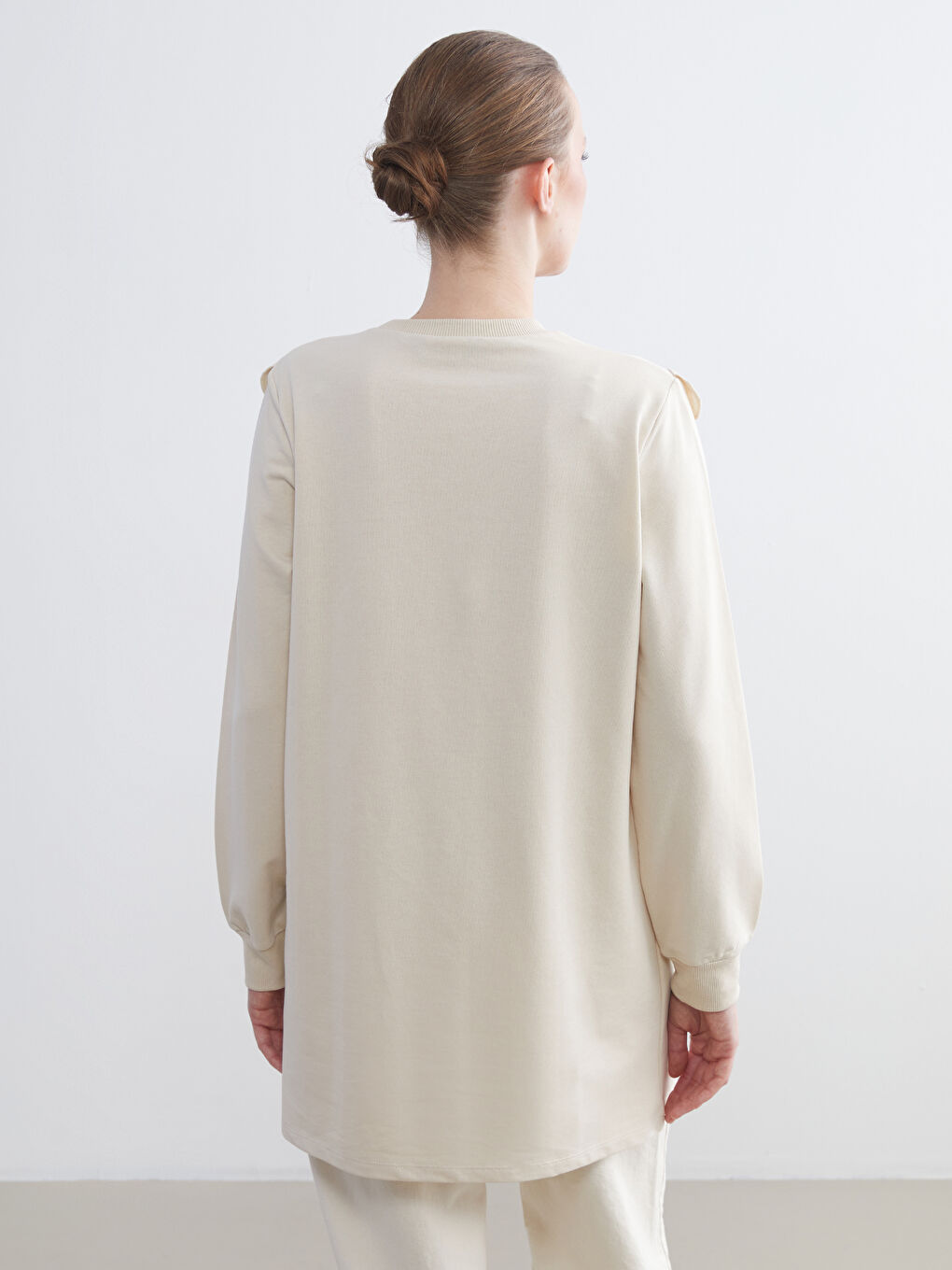 LCW ECO Woman GREY Sweatshirt Tunic -W5I198Z8-FZJ