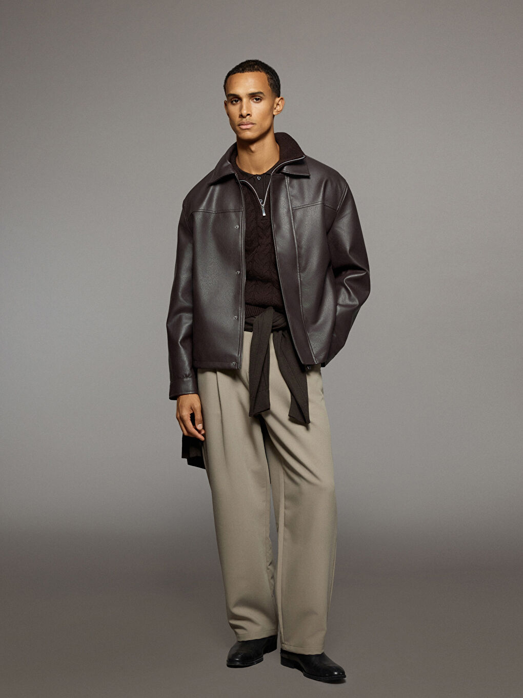 Bej Rahat Kalıp Erkek Pantolon