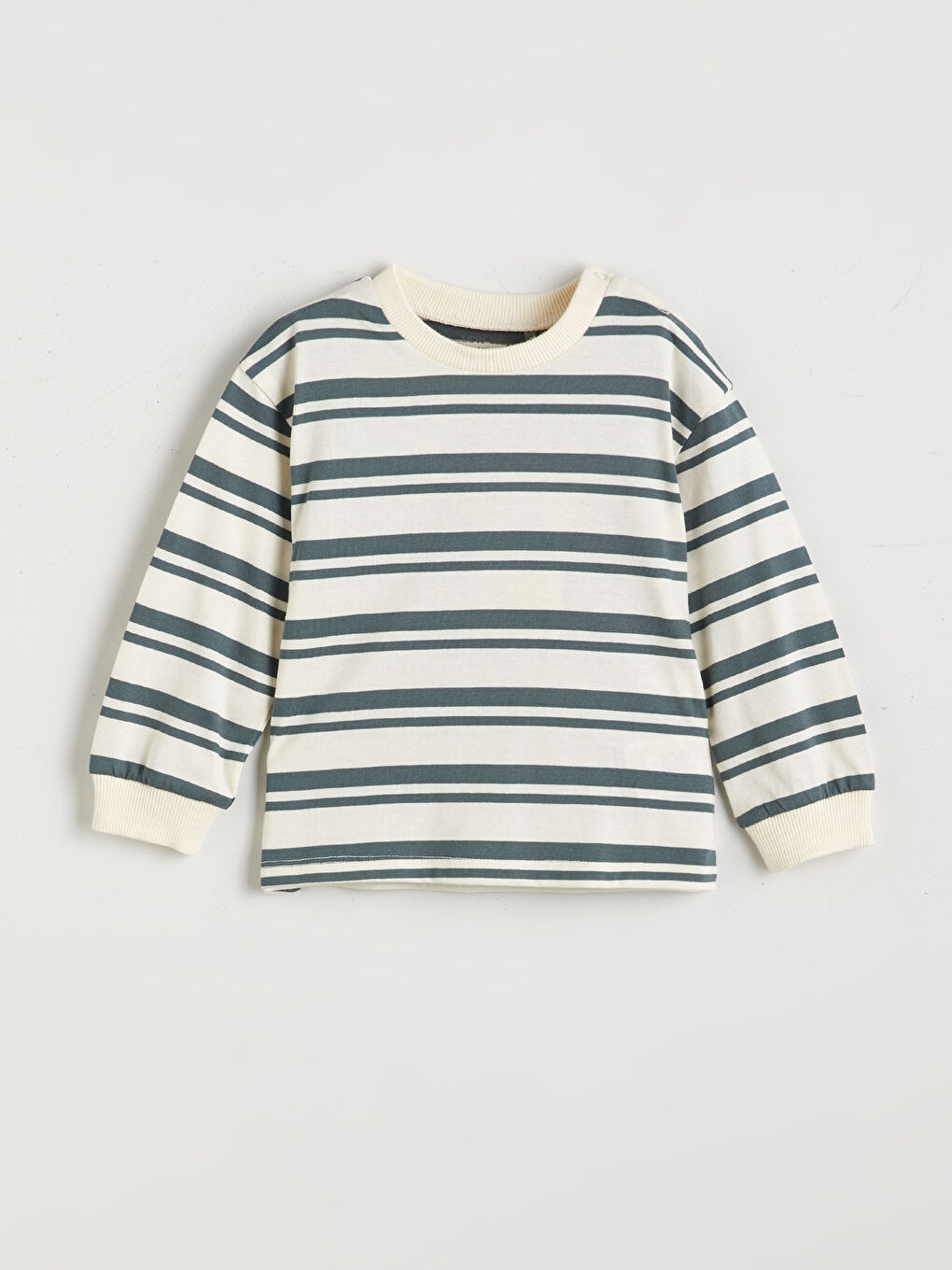 Crew Neck Baby Boy Sweatshirt and Tracksuit Bottom 2 Pack-1