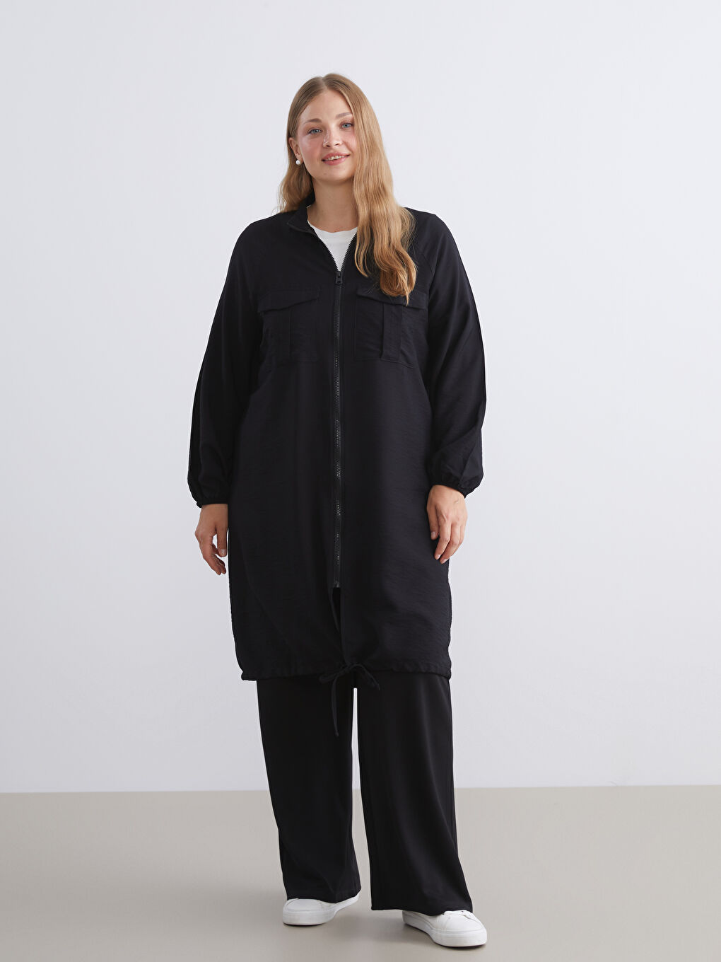 LCW Modest Funnel Neck Women's Tunic -W5I271Z8-RQL