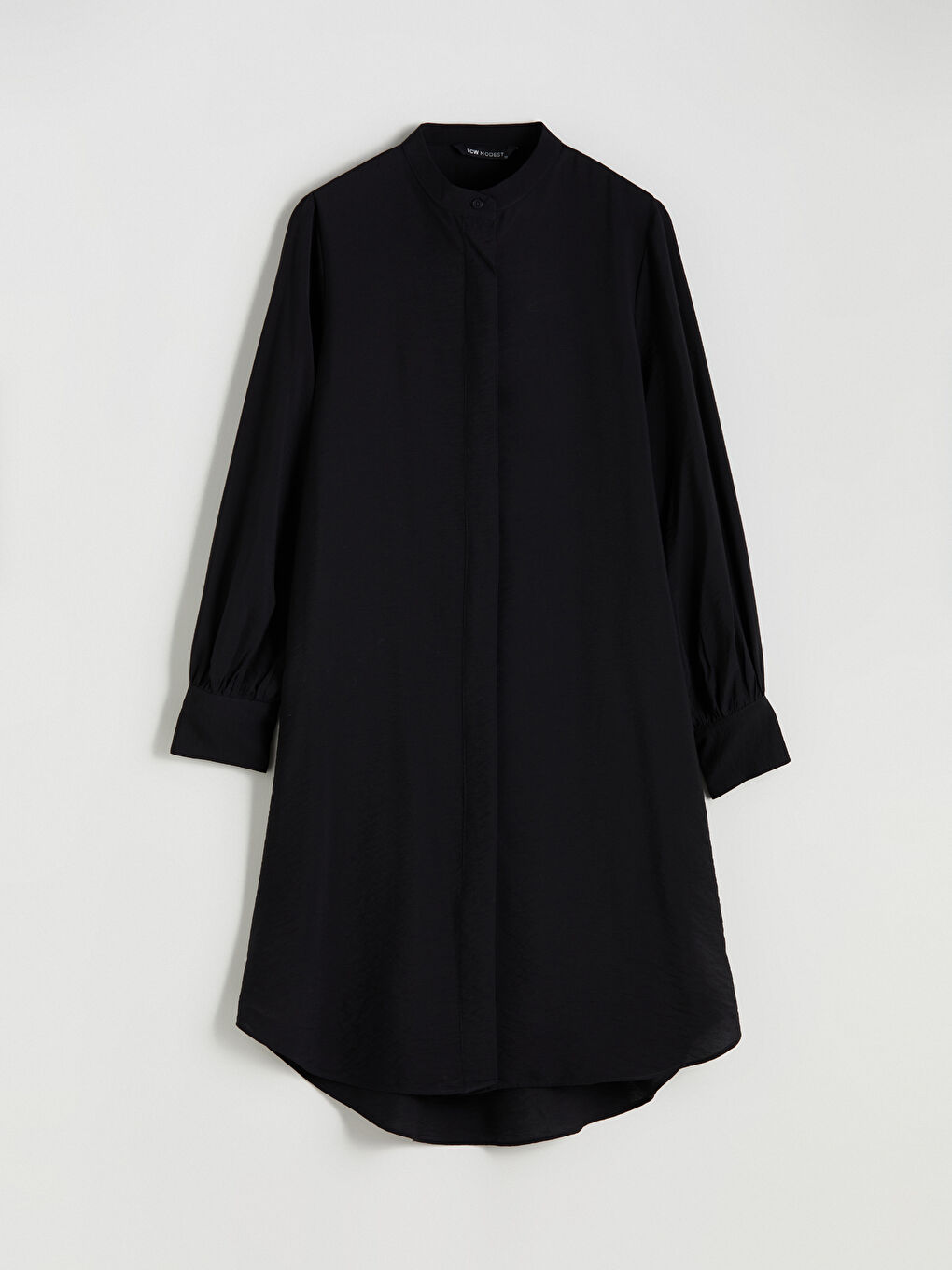 LCW Modest Grandad Collar Women's Shirt Tunic -W5I272Z8-RQL