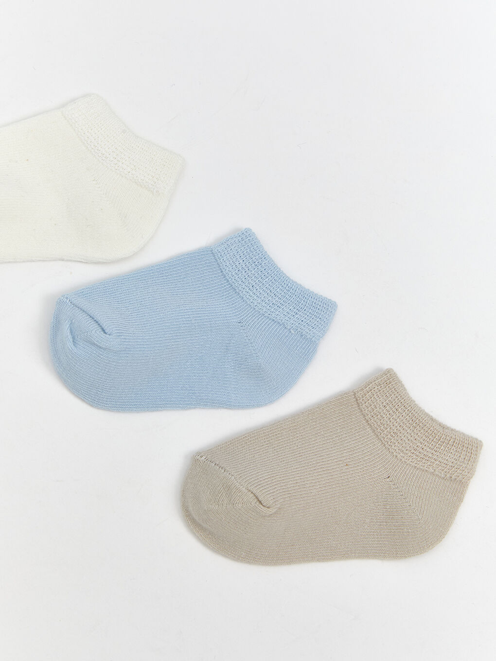 Karışık Basic Erkek Çocuk Patik Çorap 3'lü-1