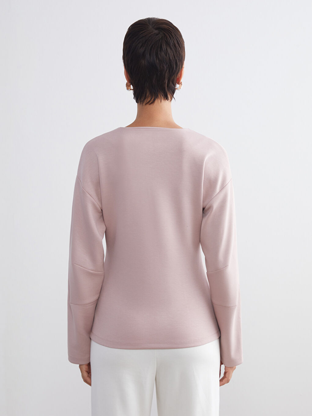 Crew Neck Blouse-3