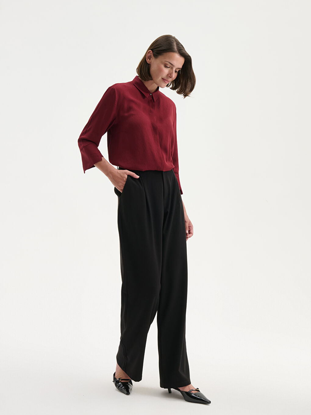 LCW Grace Regular Fit Women's Shirt -W5I382Z8-HLB