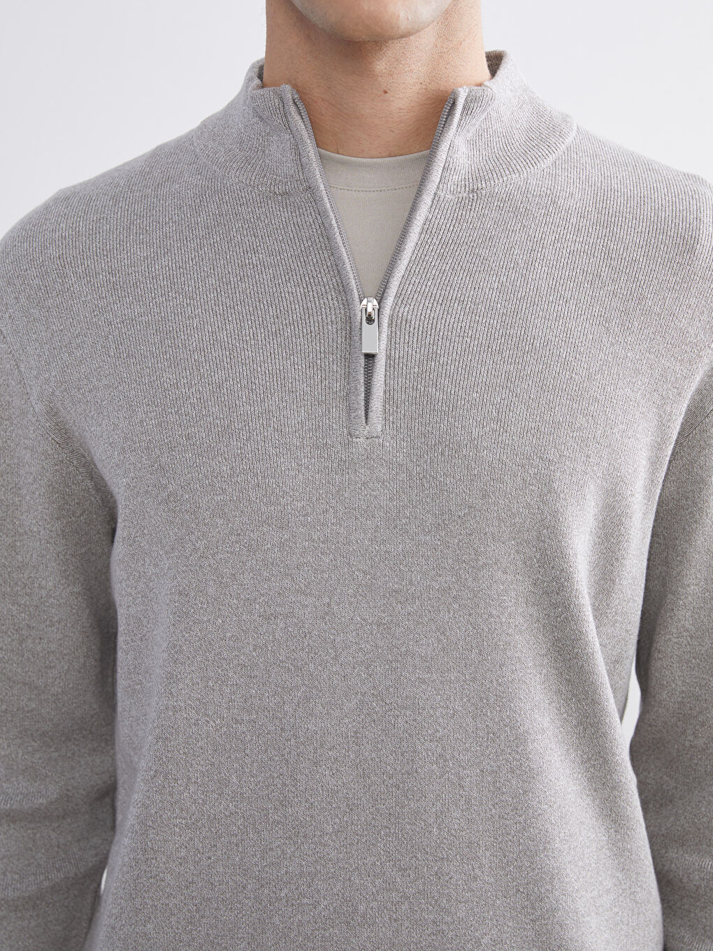 كنزة صوفية رمادي رجل-2