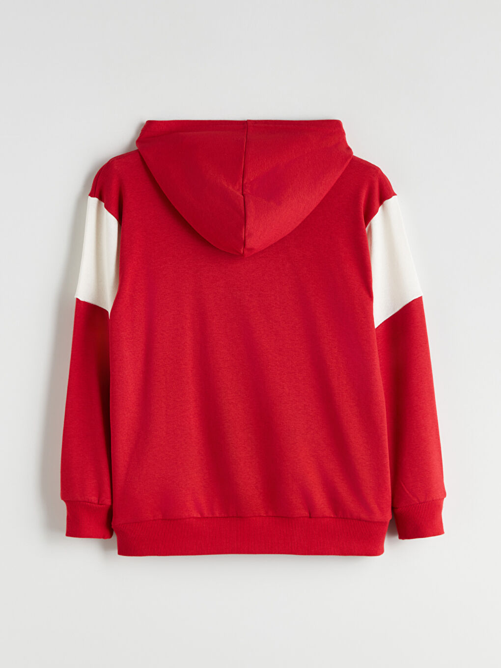 Kırmızı Kapüşonlu New York Baskılı Erkek Çocuk Sweatshirt-1