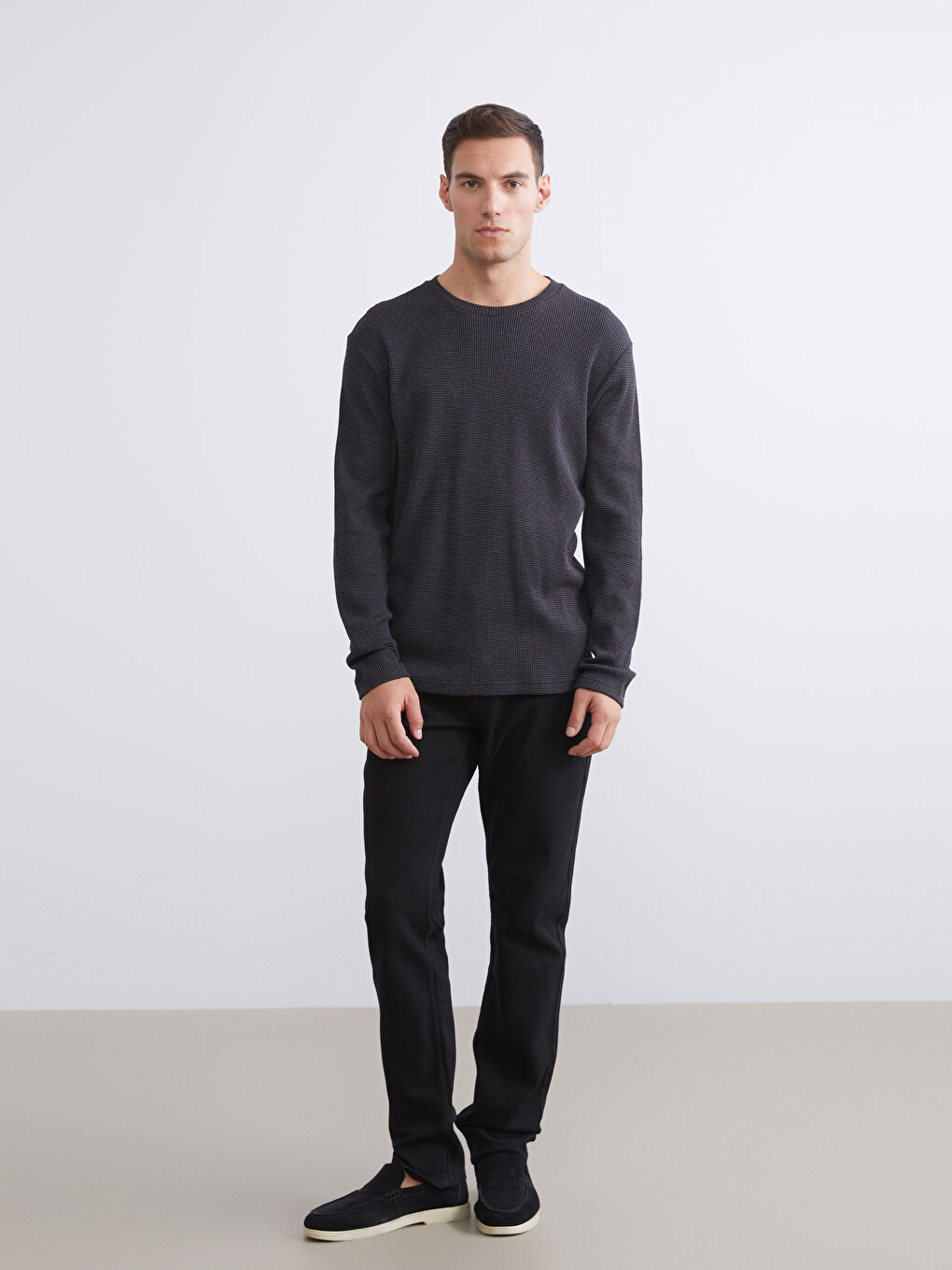 Crew Neck Men's Sweatshirt-1