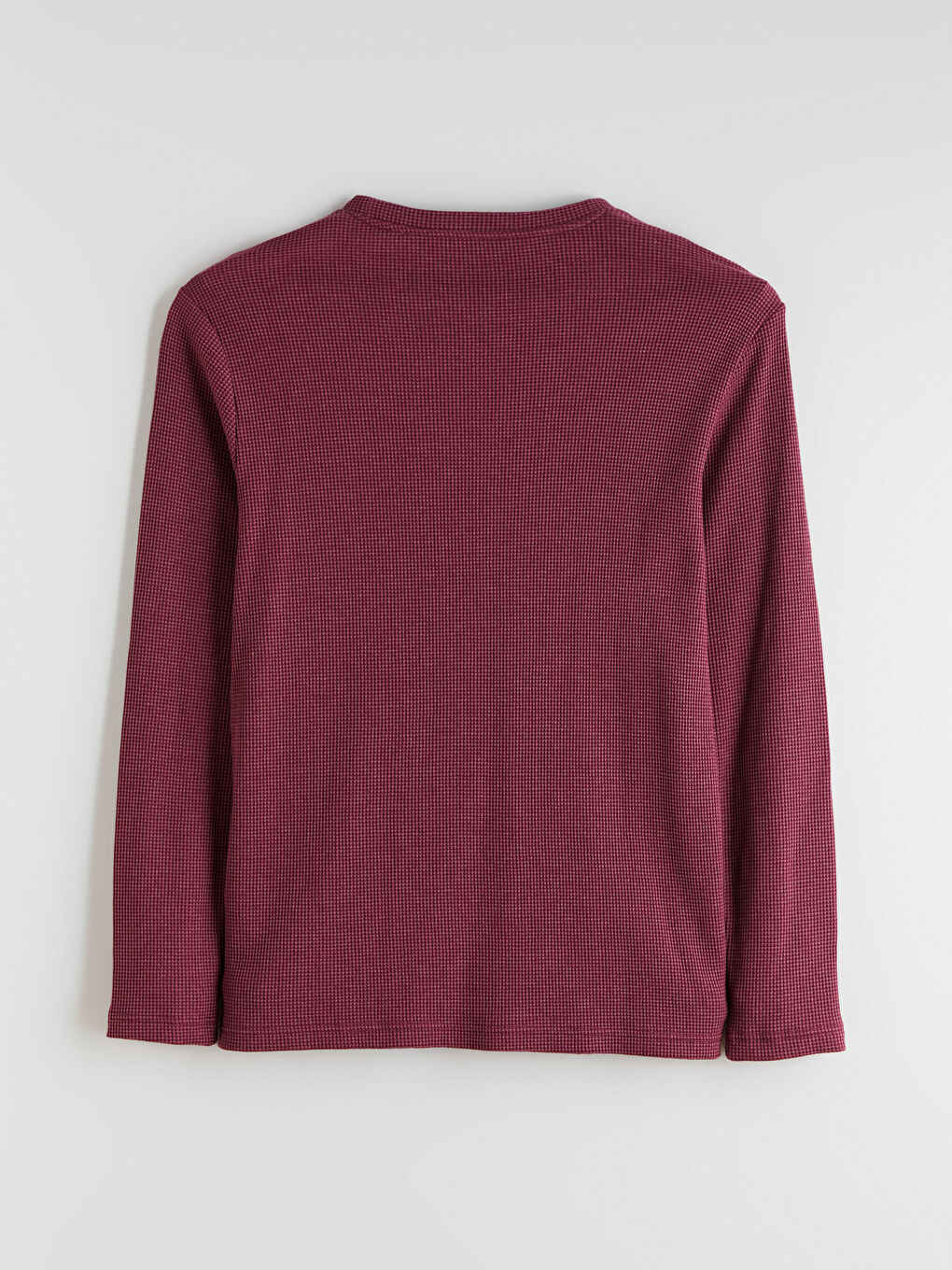 تيشيرت كم طويل بياقة دائرية للرجال-5