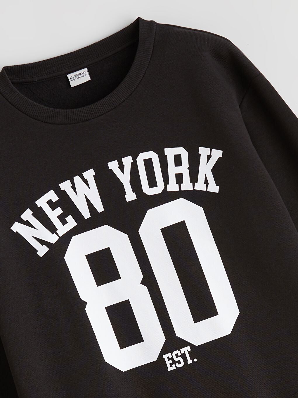 Crew Neck New York Printed Boys' Sweatshirt-1