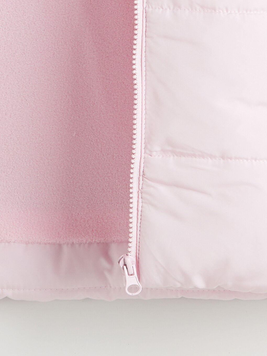 Pembe Kapüşonlu Kız Çocuk Mont-2