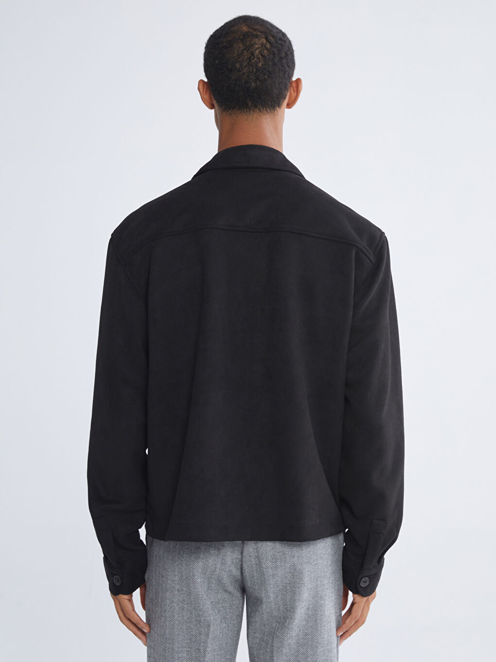 جاكيت قميص رجال بكول مبوطنة-4