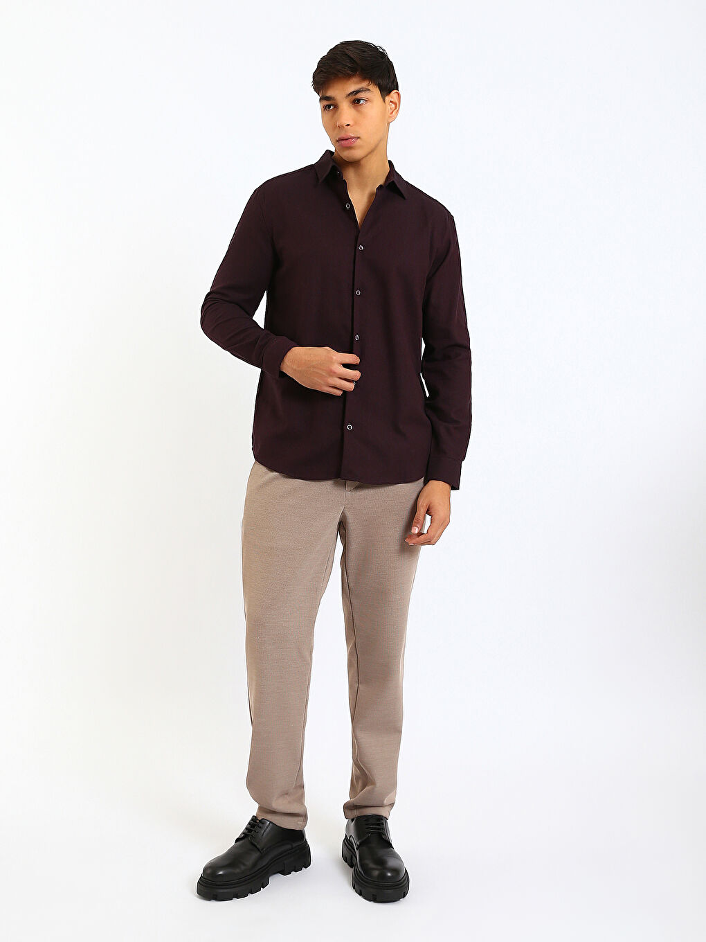 Man BORDEAUX Shirt-1