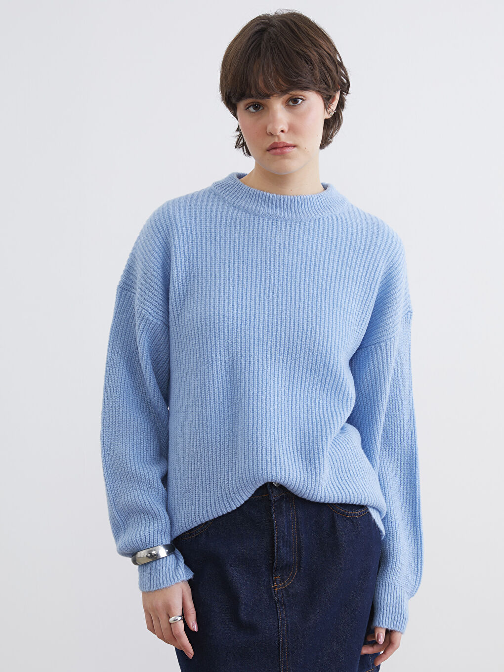 Woman BLUE Sweater