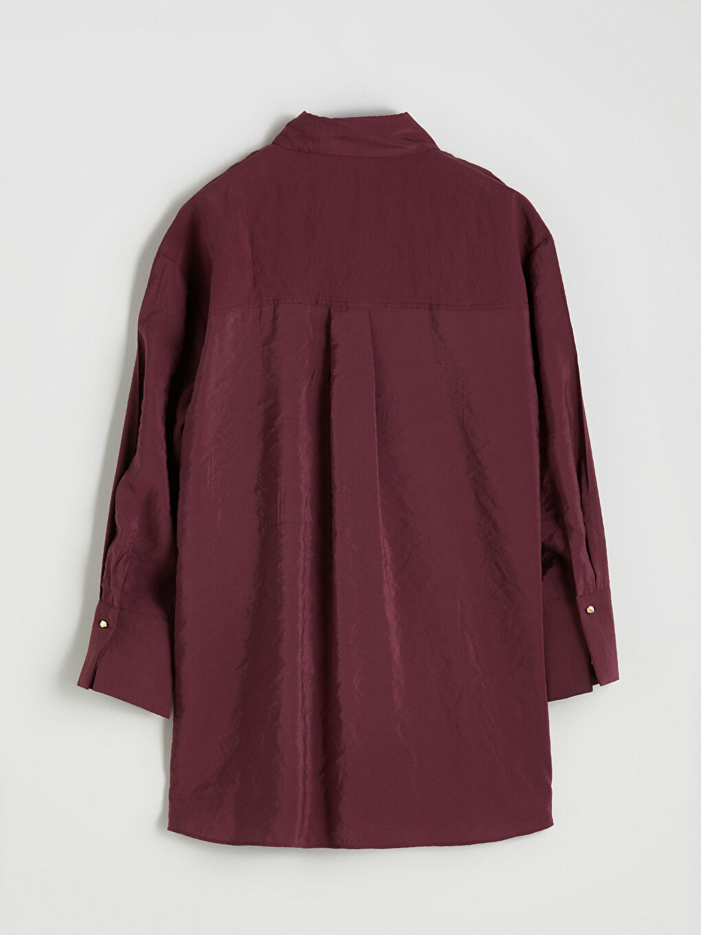 Tunique Chemise Oversize en Mélange Modal pour Femmes-5