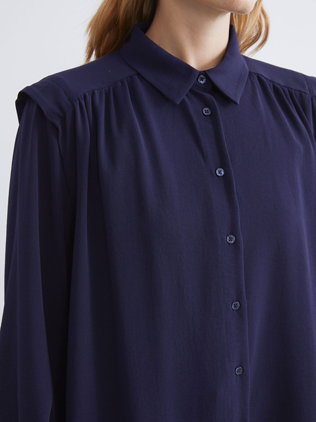 LCW Modest Oversize Women's Shirt Tunic -W5I480Z8-CUY