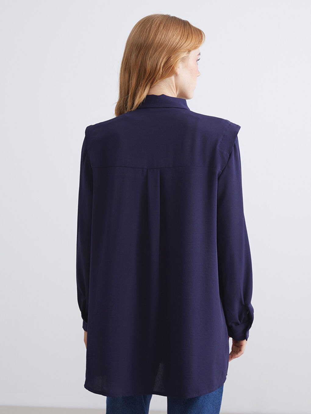 LCW Modest Oversize Women's Shirt Tunic -W5I480Z8-CUY