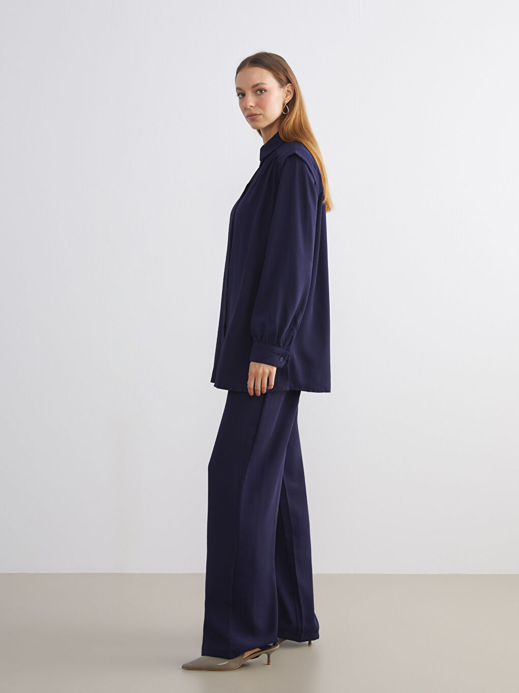 Oversize Women's Shirt Tunic-2