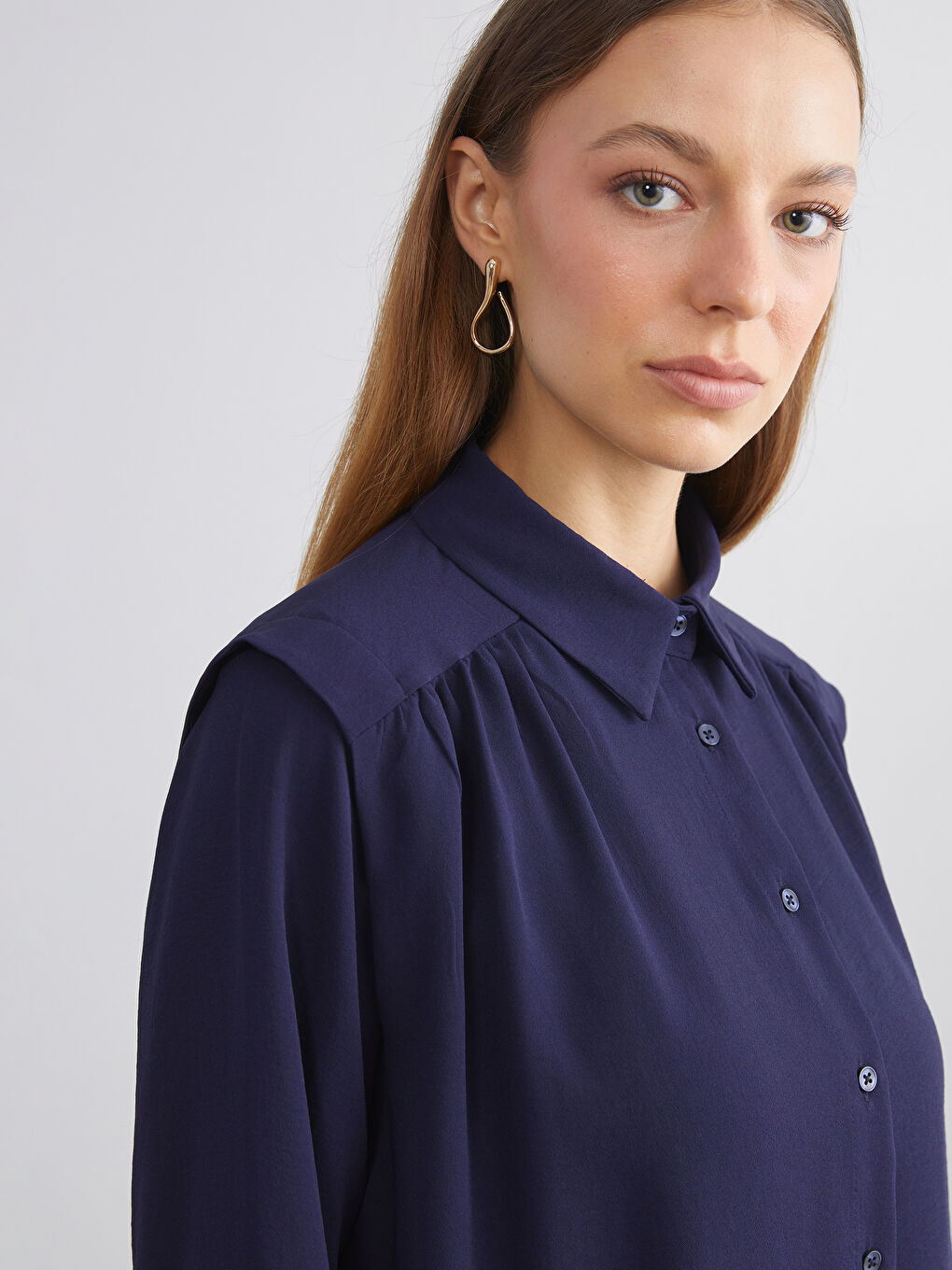 Oversize Women's Shirt Tunic-3