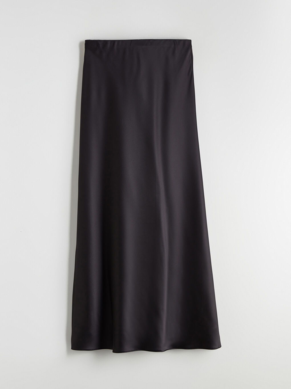 Siyah Dar Fit Saten Etek-4