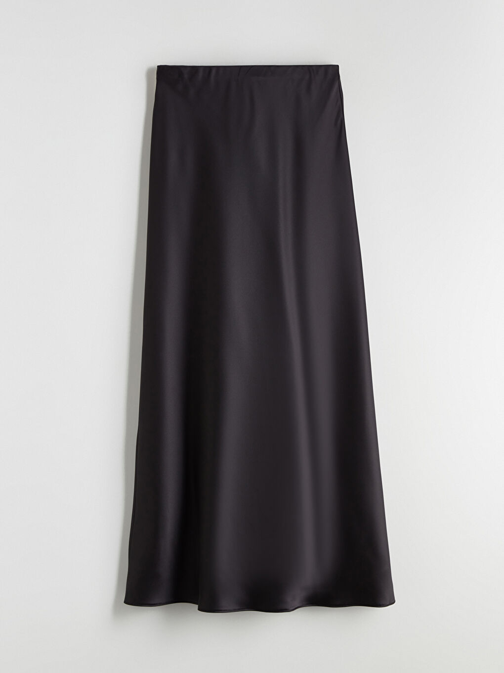 Siyah Dar Fit Saten Etek-5