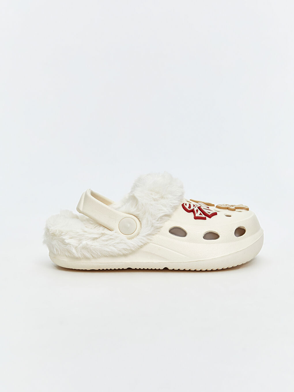 Baby Girl ECRU Indoor Shoes-1