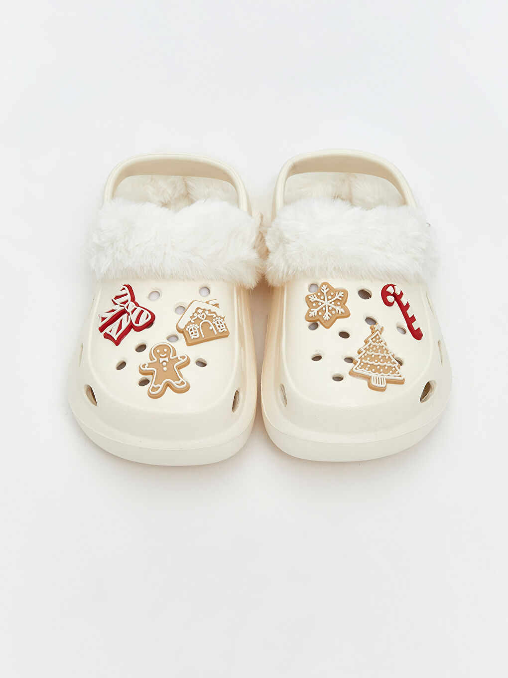 Baby Girl ECRU Indoor Shoes-2