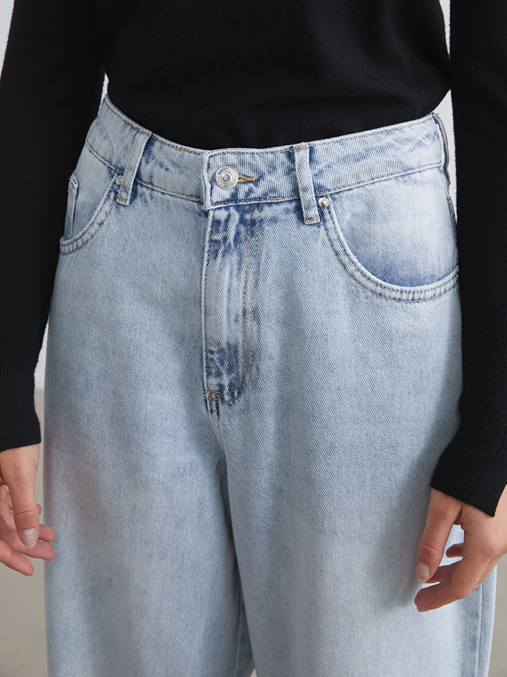 Mavi Baggy Fit Kadın Jean Pantolon-2