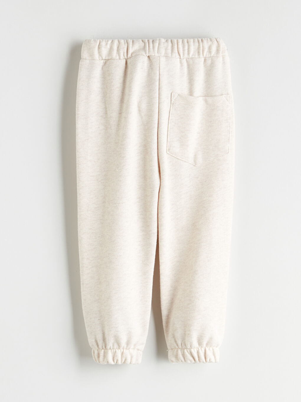 Bej Bisiklet Yaka Baskılı Erkek Bebek Sweatshirt ve Eşofman Alt 2'li-5