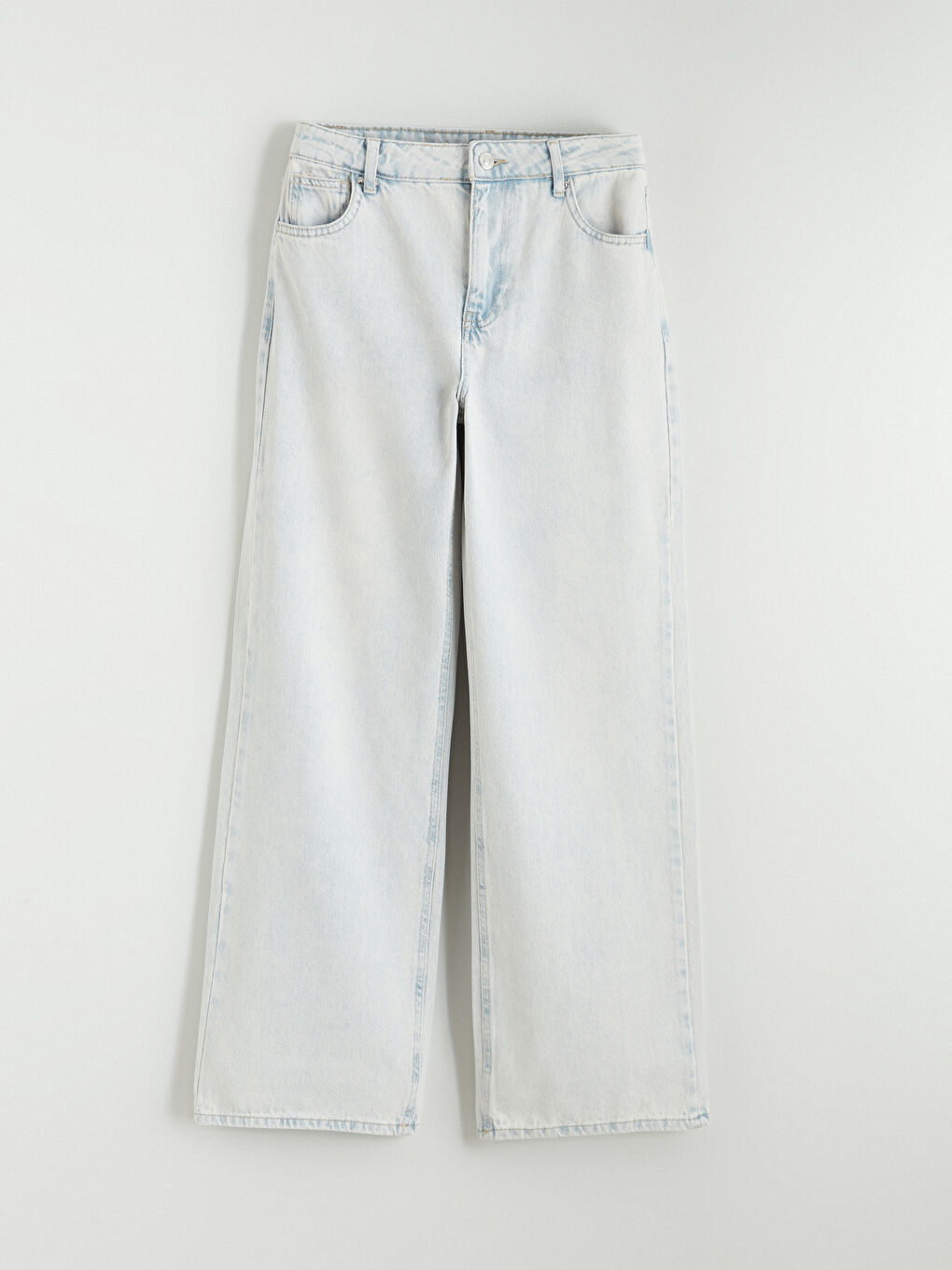 Mavi Wideleg Kadın Jean Pantolon-8