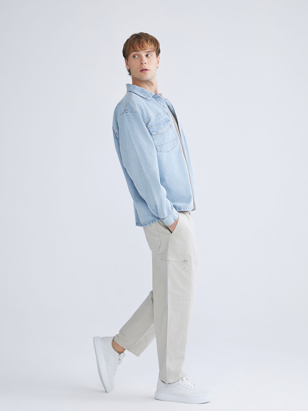 Relaxed Fit Men's Trousers