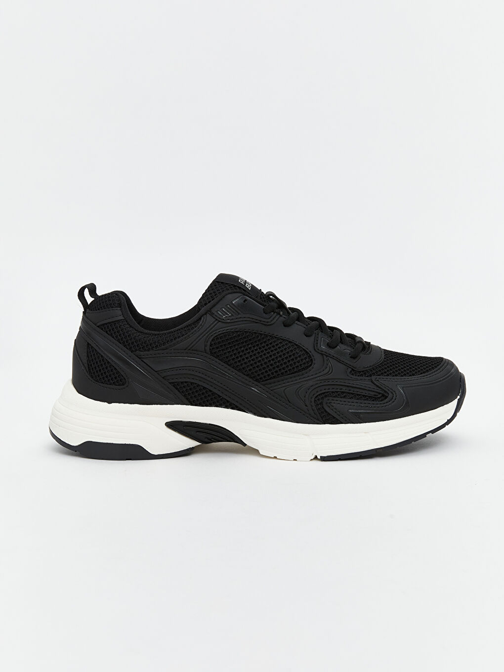 Siyah Bağcıklı Erkek Spor Ayakkabı-1