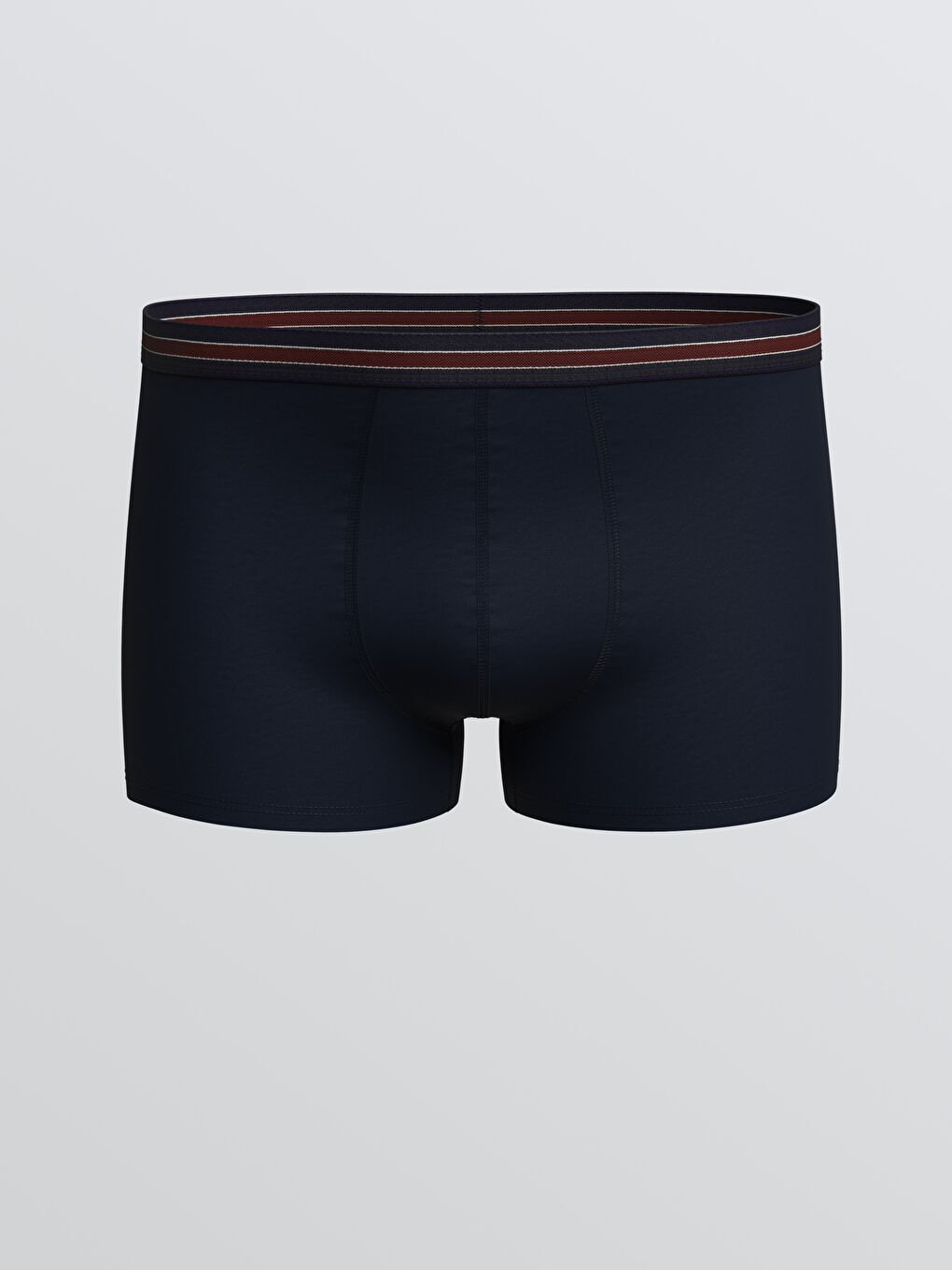 Bordo Büyük Beden Standart Kalıp Pamuklu Esnek Erkek Boxer 3'lü-4